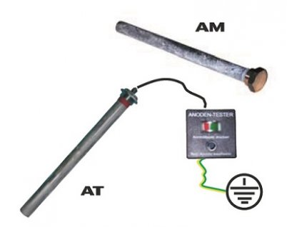 Ochranná anoda z hořčíkové slitiny s pozink. zátkou - 6/4"x700mm; pr. 32mm; 5000l 4000215