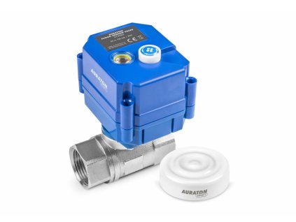 AURATON Water STOP Set 1' sestava uzavírací ventil vody 1" a detektor úniku vody AURSMW3511010
