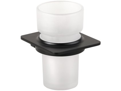 ORGANIC BLACK: Držák kartáčků, nerez, sklo 167111050