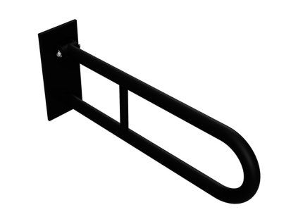 HELP: Sklopný úchyt ve tvaru U, 600 mm, černý, s krytkou 301607270