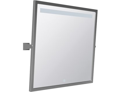 HELP: Výklopné zrcadlo s LED osvětlením, dotykový senzor, 600 x 600 mm, nerez, mat 301201045