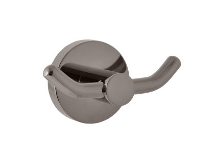 COLORADO - Koupelnový doplněk Věšáček dvojitý, Metal Grey - kartáčovaná COA0102MGK, RAV Slezák