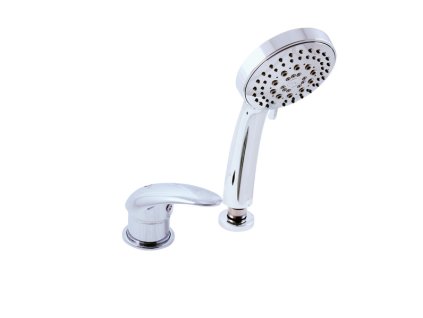 DUNAJ - Vanová baterie 2-otvorová, naplnění přes přepad, Chrom D475.0Y, RAV Slezák (Barva Chrom, Rozměr 3,8")