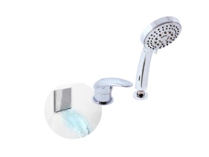 DUNAJ - Vanová baterie 3-otvorová, Chrom D463.0Y, RAV Slezák (Barva Chrom, Rozměr 3,8")