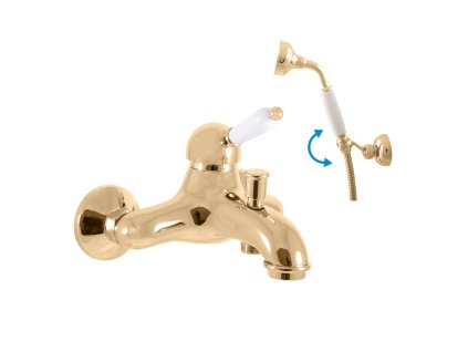 LABE - Vanový set s baterií, Zlatá - lesklá L554.5/2Z, RAV Slezák