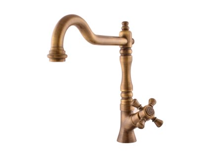 Umyvadlová baterie bez výpusti, Stará mosaz (Bronz) MK394/8SM, RAV Slezák