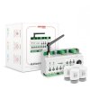 AURATON Multizone Controller svorkovnice pro podlahové vytápění, 8 zón, auraton floor heating controller + auraton vela set (4 ks) AURSMH2571010