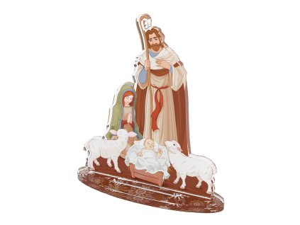 Akrylátová figurka se stojánkem - Ježišek