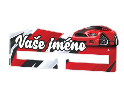 Akrylátový věšák na medaile PRO KLUKY - s vlastním textem
