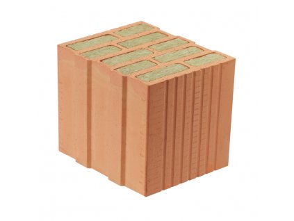 Wienerberger Porotherm 30 T Profi brúsená tehla s vatou (Lepenie tehál na lepiacu penu Dryfix (pena v cene))