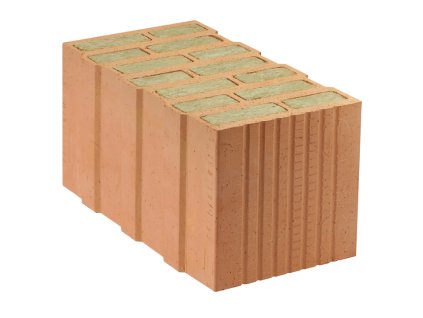 Wienerberger Porotherm 44 T Profi brúsená tehla s vatou (Lepenie tehál na lepiacu penu Dryfix (pena v cene))