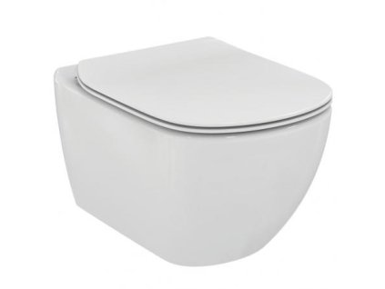 Ideal Standard Tesi Rimless II WC závesné 53x36 cm T350301 T355101 (Sedátko s WC sedátkom Soft Close (T3527))