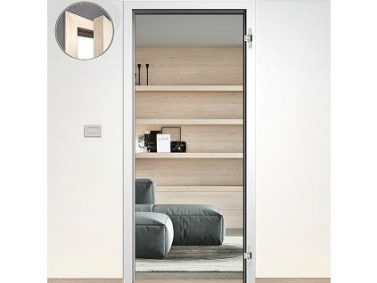 Sapeli zárubňa Normal Komfort pre bezpoldrážkové dvere 70cm Ľ farba biela hladká (Orientácia Ľavá, Povrch Farba biela hladká BUS, Šírka 70 cm)