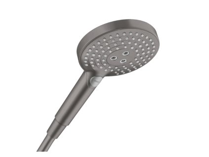 hansgrohe raindance select s sprcha rucna 3jet bruseny cierny chrom 26531340 baumondo sk
