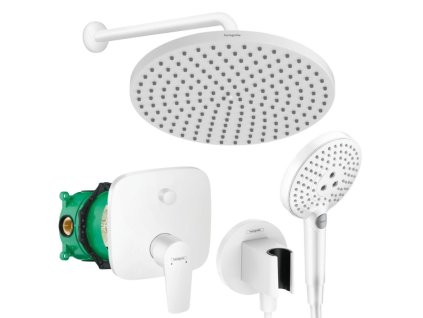 hansgrohe talis e raindance sprchovy set podomietkovy biela matna 64920700 baumondo sk