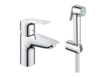 grohe start edge umyvadlova bateria s bidetovou sprchou 23773001 baumondo