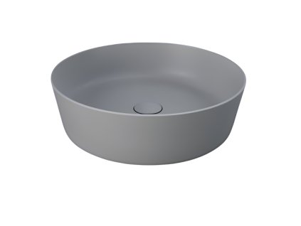 rak feeling umyvadlo na dosku matna seda grey 42 cm feect4200 503 baumondo