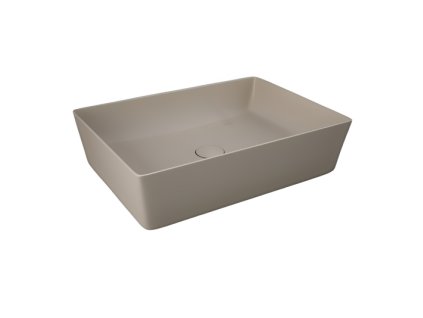 rak feeling umyvadlo na dosku matna cappuccino hneda 50x36 cm feect5000514 baumondo