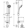 Ideal Standard IdealRain sprchová kombinácia S (Typ 3-polohová)