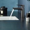 hansgrohe talis e bruseny cierny chrom bateria umyvadlova 71712340 baumondo sk 1
