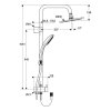 331 1 ideal standard idealrain sprchovy system m3 pre kombinaciu s nastennou bateriou a5691aa