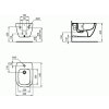 406 ideal standard tesi bidet zavesny t457001