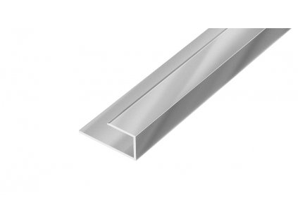 AP27/9 ukončovací lišta, pro laminát, hliník elox stříbro, 10-12 mm, 2,7 m