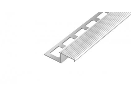 SP19 schodová lišta Z, hliník protiskluz, 10 mm, 2,5 m