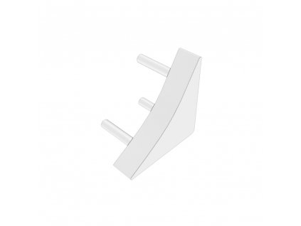 VP4 univerzální koncovka k vanové liště, PVC bílá, 22 mm, 2 ks