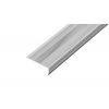 AP45/2 schodová lišta, pro lino, hliník elox stříbro, 17,5x44 mm, 2,7 m