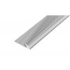 AP46 lemovací lišta obloučková, hliník elox stříbro, 3 mm, 2,7 m