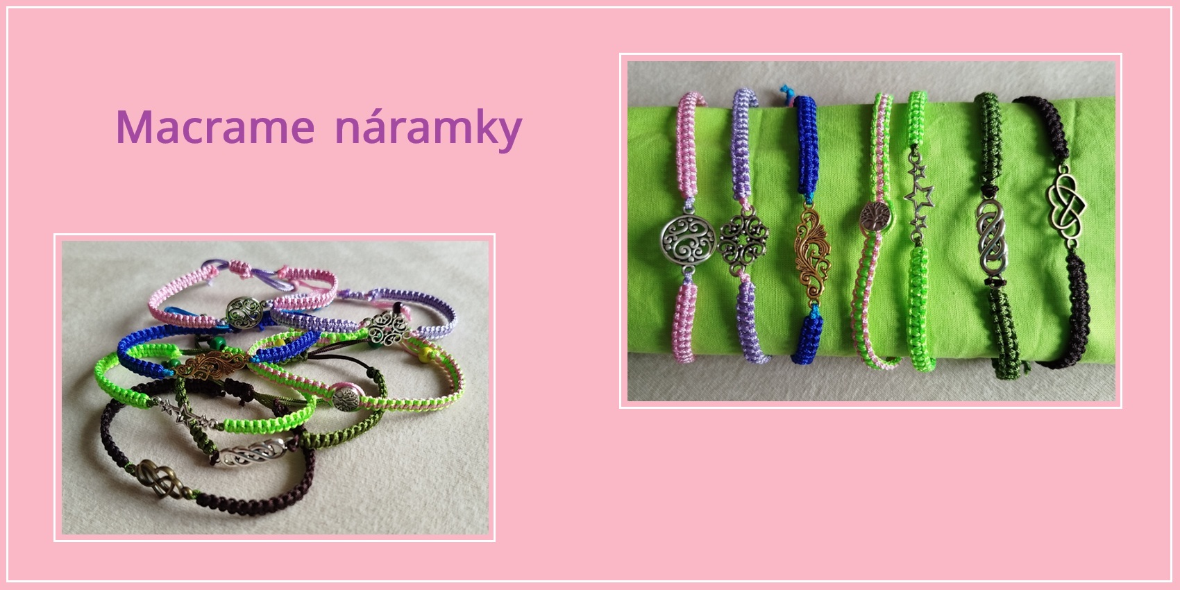 Macrame náramky