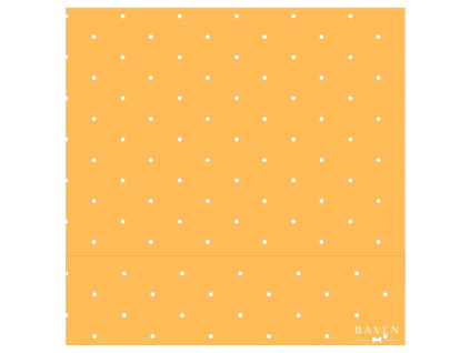 Postroj pro psa v hořčicové barvě vzor Simple Dot Mustard