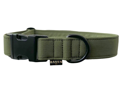 Zelený softshellový obojek pro psa Navy Simple Green