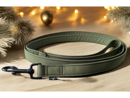 Softshell vodítko tmavě zelené Navy Simple Green