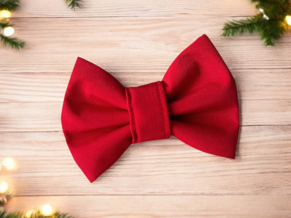 Červený motýlek pro psa