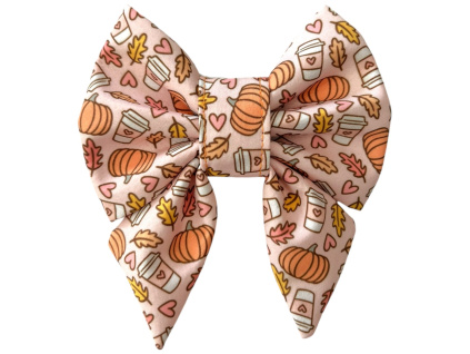 Podzimní mašle pro psa Pumpkin Spice Latte
