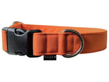 Vzor Oranžový softshellový obojek pro psa Simple Orange