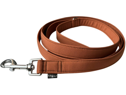 Hnědé (skořicové) vodítko pro psa Simple Cinnamon