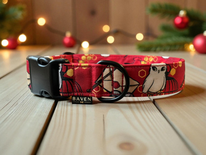 Červený obojek Hogwarts pro všechny fanoušky Harryho Pottera