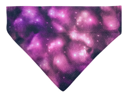 Vesmírný šátek pro psa Galaxy Purple
