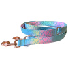 Duhové softshellové vodítko pro psa s dračím vzorem Summer Dragon