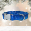 Modrý obojek pro psa s hvězdičkami