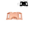 metal side release buckle contoured rose gold 5422 l