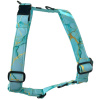 Tyrkysový postroj pro psa Marble Turquoise