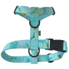 Tyrkysový postroj pro psa Marble Turquoise