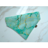 Tyrkysový šátek pro psa Marble Turquoise