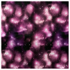 Vesmírný šátek pro psa Galaxy Purple
