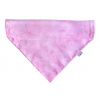 Růžový šátek pro psa Marble Pink