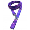 Vesmírné fialové softshellové vodítko pro psa Galaxy Violet